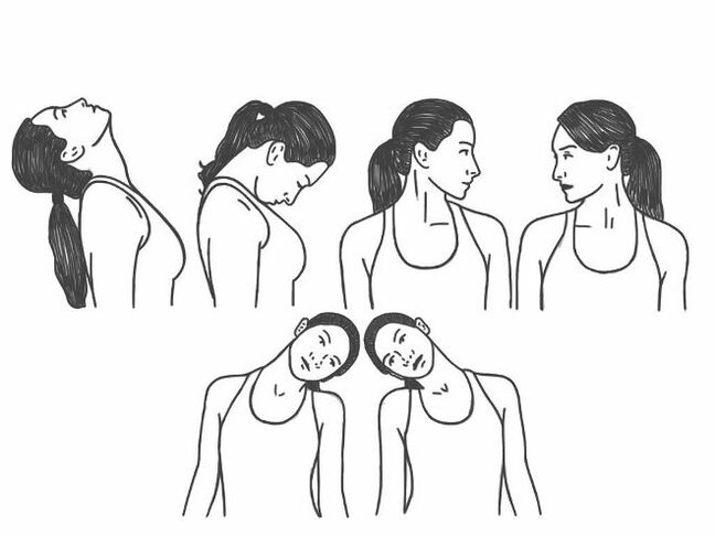 Ejercicios médicos para osteocondos de la columna cervical